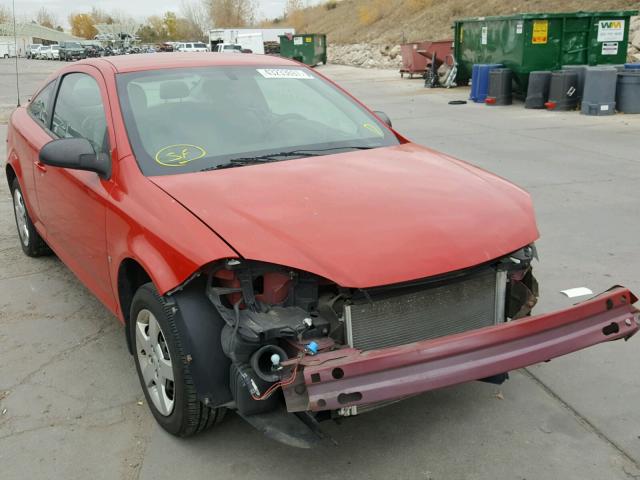 1G1AK15F977364798 - 2007 CHEVROLET COBALT RED photo 1