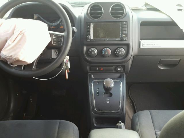 1C4NJCBA6GD548307 - 2016 JEEP COMPASS SP GRAY photo 9