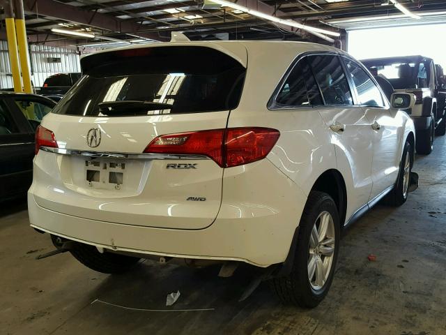 5J8TB4H39EL024463 - 2014 ACURA RDX BASE WHITE photo 4