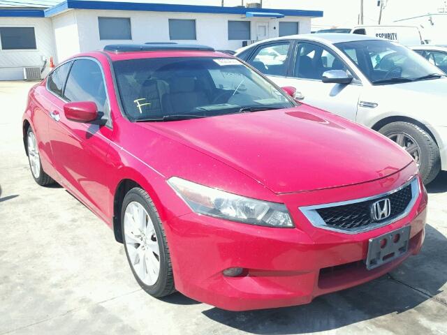 1HGCS228X8A008183 - 2008 HONDA ACCORD RED photo 1