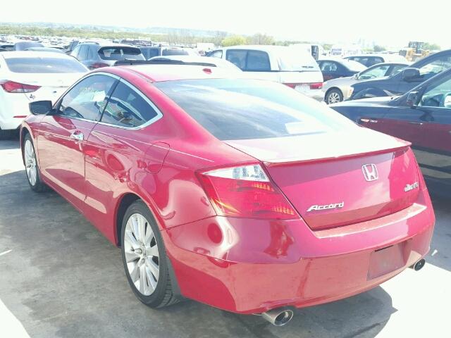 1HGCS228X8A008183 - 2008 HONDA ACCORD RED photo 3