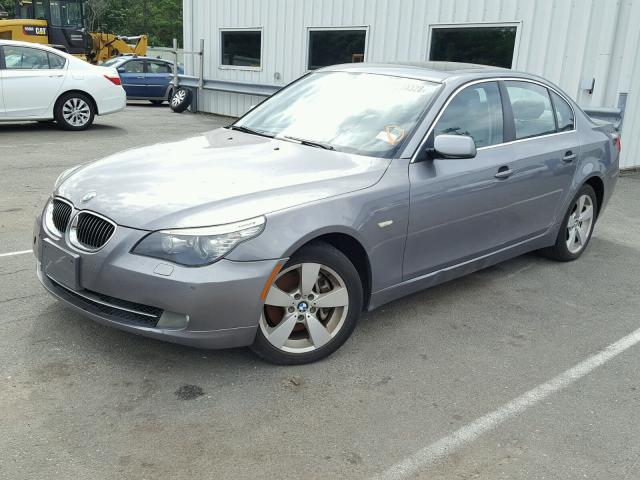 WBANV93588CZ69250 - 2008 BMW 535 XI GRAY photo 2