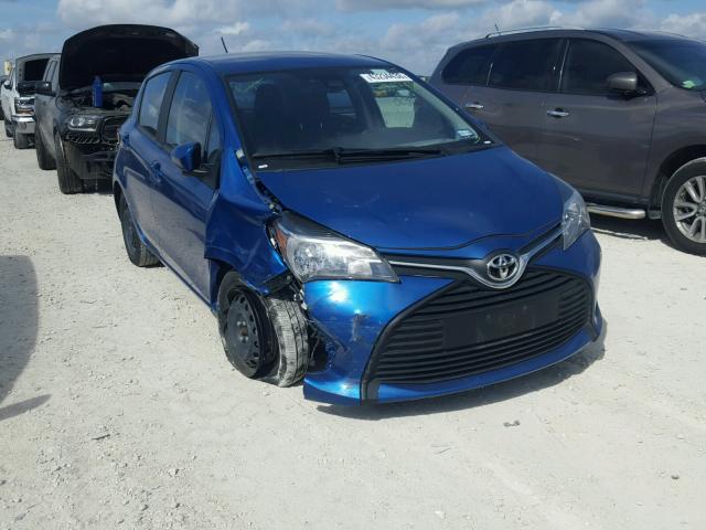 VNKKTUD38HA081306 - 2017 TOYOTA YARIS L BLUE photo 1