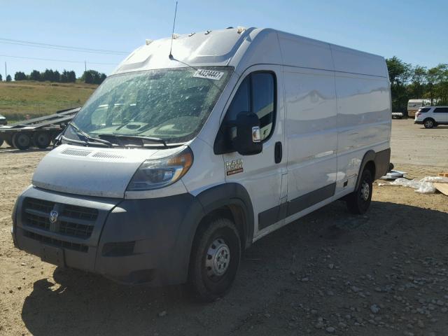 3C6URVJGXEE106428 - 2014 RAM PROMASTER WHITE photo 2