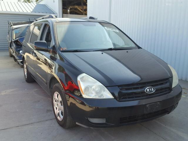 KNDMB233176111807 - 2007 KIA SEDONA EX BLACK photo 1