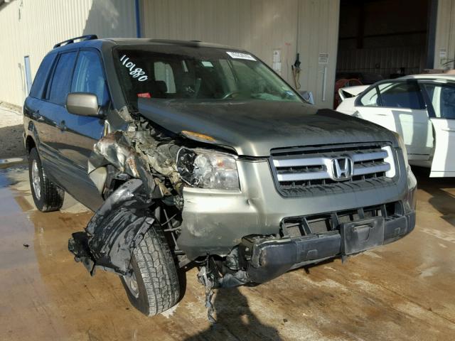 2HKYF18697H514278 - 2007 HONDA PILOT EXL GRAY photo 1