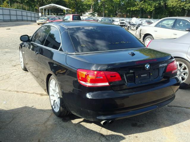 WBAWL1C55APX27865 - 2010 BMW 328 I BLACK photo 3