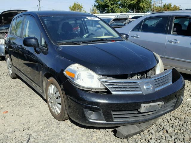 3N1BC13E77L363442 - 2007 NISSAN VERSA BLACK photo 1