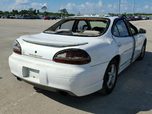 1G2WP52K0YF206840 - 2000 PONTIAC GRAND PRIX WHITE photo 4