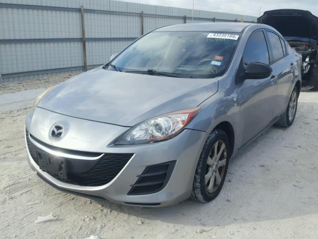 JM1BL1SF9A1196801 - 2010 MAZDA 3 I SILVER photo 2