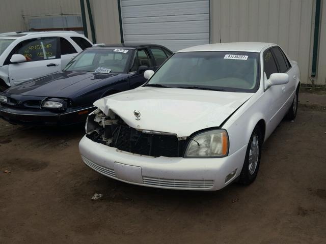 1G6KD54Y54U230936 - 2004 CADILLAC DEVILLE WHITE photo 2