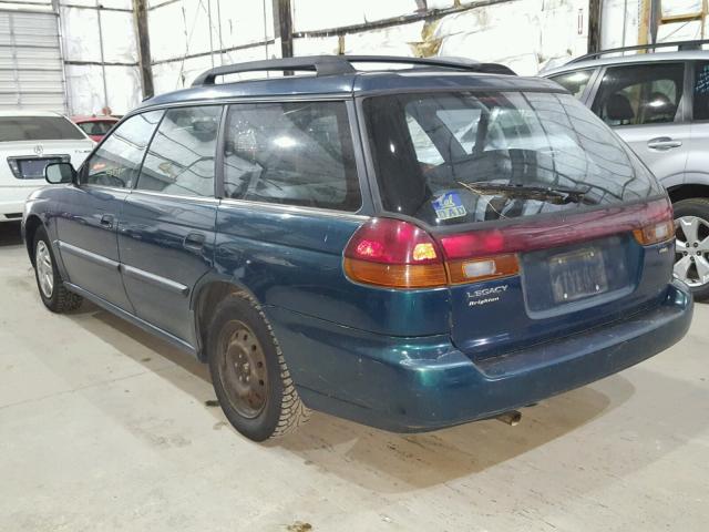 4S3BK4253T7939237 - 1996 SUBARU LEGACY BRI GREEN photo 3