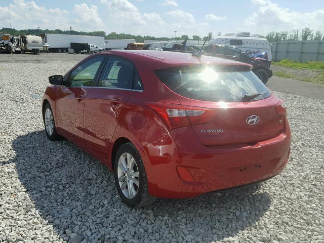 KMHD35LH8EU184624 - 2014 HYUNDAI ELANTRA GT RED photo 3