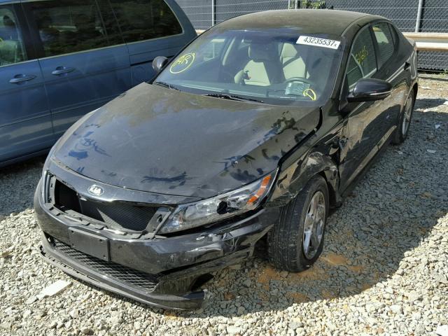 5XXGM4A74EG330106 - 2014 KIA OPTIMA LX BLACK photo 2