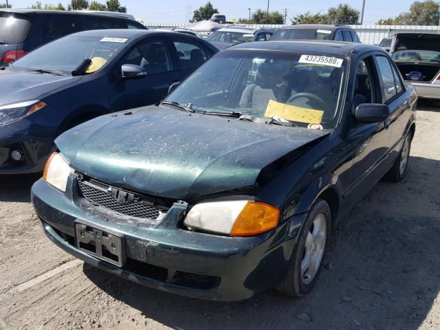JM1BJ2237Y0207358 - 2000 MAZDA PROTEGE ES 绿色 照片 2
