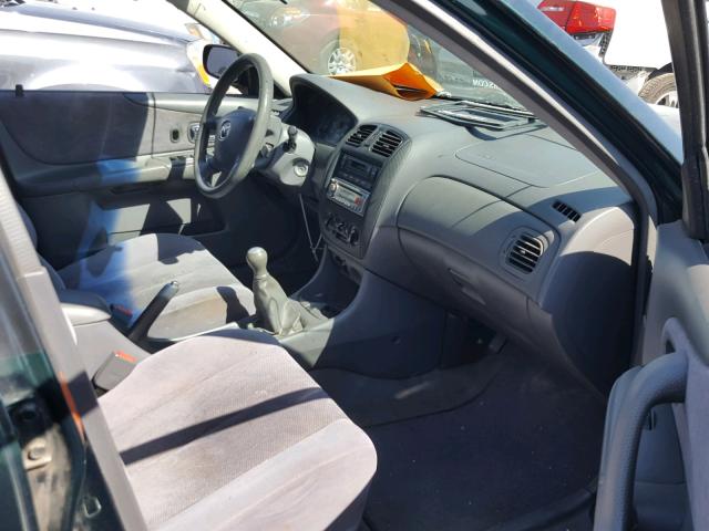 JM1BJ2237Y0207358 - 2000 MAZDA PROTEGE ES 绿色 照片 5