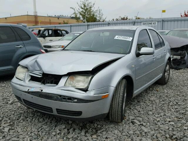 3VWSE29M13M034104 - 2003 VOLKSWAGEN JETTA GLS SILVER photo 2