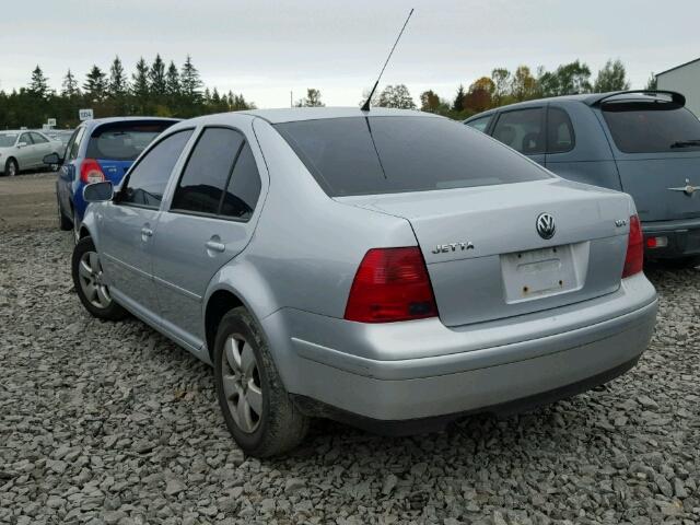 3VWSE29M13M034104 - 2003 VOLKSWAGEN JETTA GLS SILVER photo 3