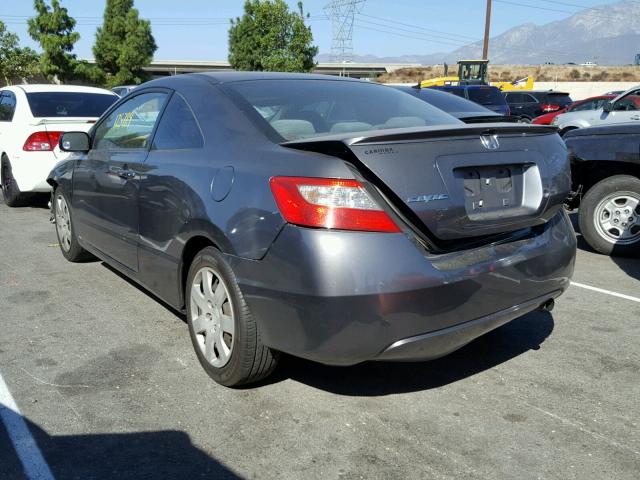 2HGFG1B63BH518505 - 2011 HONDA CIVIC LX GRAY photo 3