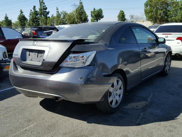 2HGFG1B63BH518505 - 2011 HONDA CIVIC LX GRAY photo 4