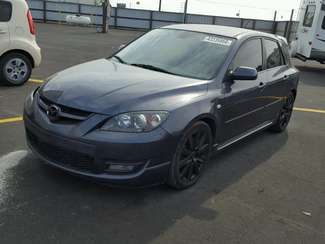 JM1BK34L781123955 - 2008 MAZDA SPEED 3 CHARCOAL photo 2