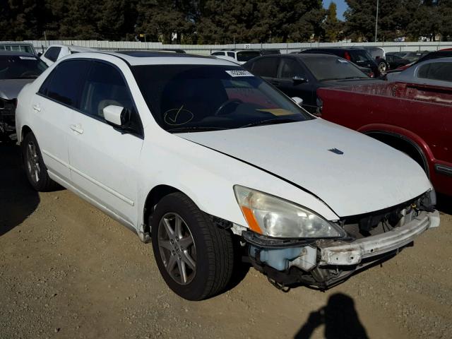 1HGCM665X3A019050 - 2003 HONDA ACCORD EX WHITE photo 1