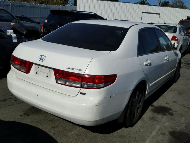 1HGCM665X3A019050 - 2003 HONDA ACCORD EX WHITE photo 4