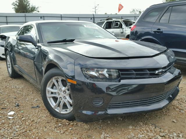 2G1FB1E30F9135189 - 2015 CHEVROLET CAMARO BLACK photo 1