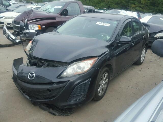 JM1BL1SG9A1268282 - 2010 MAZDA 3 BLACK photo 2