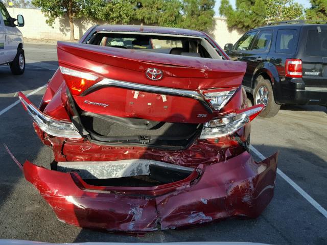 4T1BF1FK0GU522731 - 2016 TOYOTA CAMRY LE 红色 照片 9