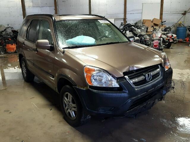 JHLRD78894C017854 - 2004 HONDA CR-V EX BROWN photo 1