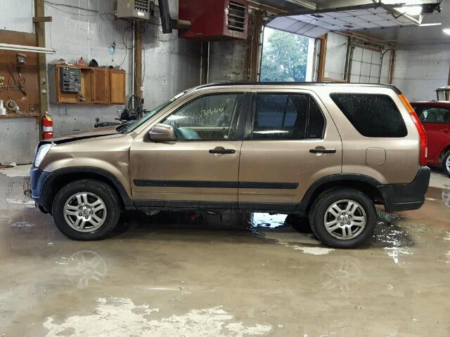 JHLRD78894C017854 - 2004 HONDA CR-V EX BROWN photo 9