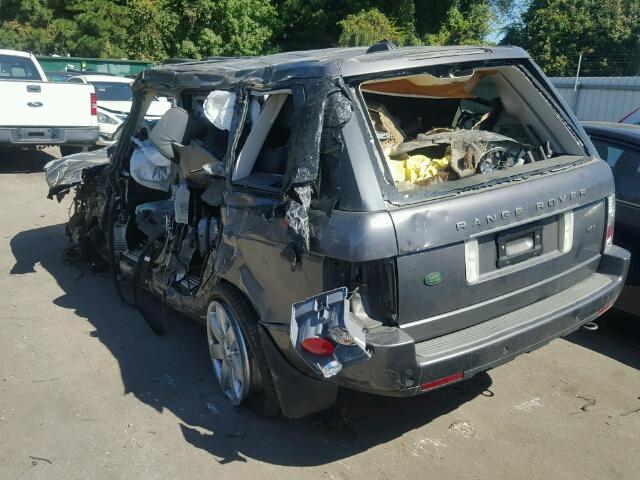 SALME15436A218014 - 2006 LAND ROVER RANGE ROVE GRAY photo 3