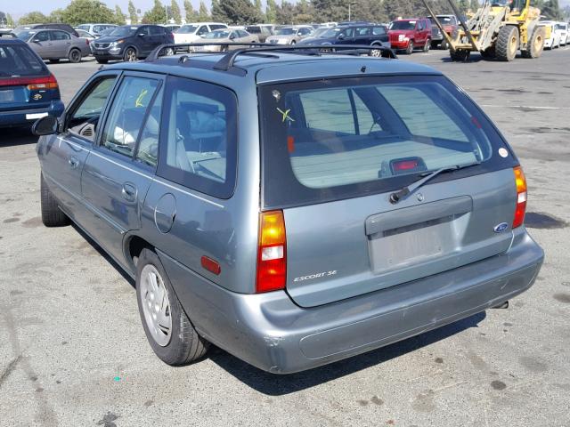 3FAFP15P2WR258407 - 1998 FORD ESCORT SE GRAY photo 3