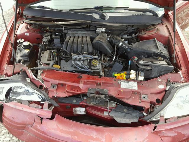 1MEFM50U92A606021 - 2002 MERCURY SABLE GS RED photo 7