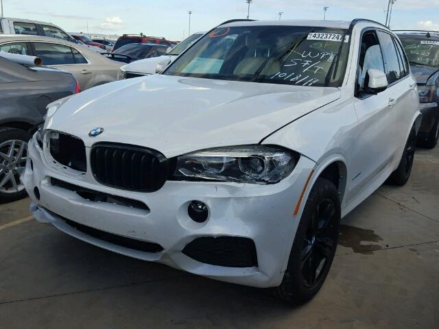 5UXKR2C53F0H40248 - 2015 BMW X5 SDRIVE3 WHITE photo 2