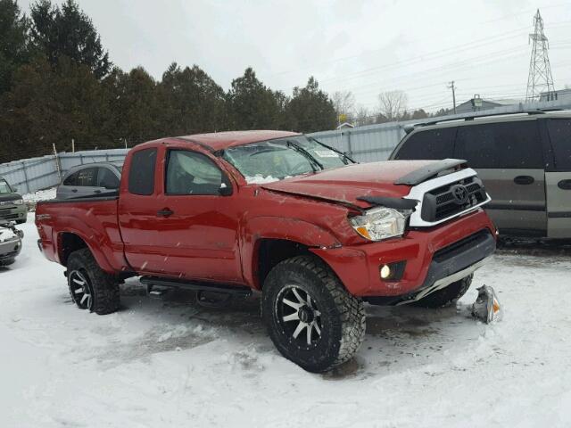 5TFUU4EN8DX063538 - 2013 TOYOTA TACOMA RED photo 1