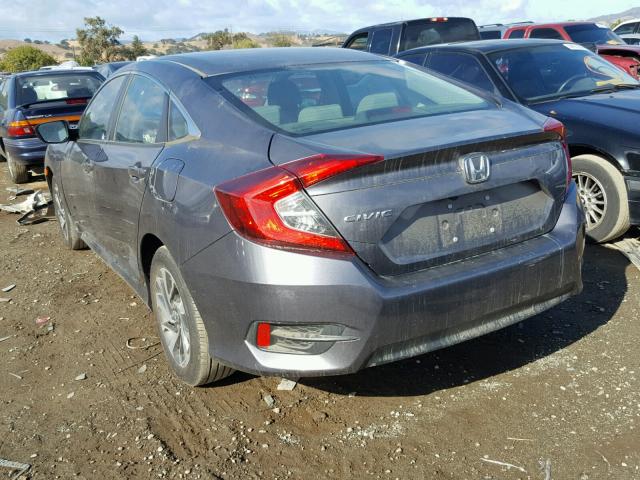 19XFC2F83GE228571 - 2016 HONDA CIVIC EX ნაცრისფერი ფოტო 3