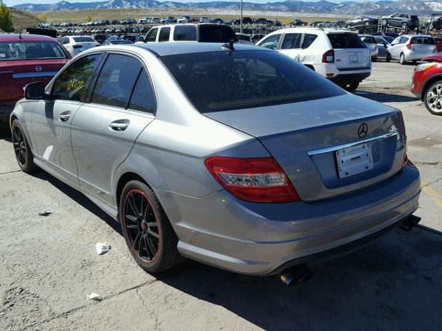 WDDGF81X78F111392 - 2008 MERCEDES-BENZ C 300 4MAT GRAY photo 3