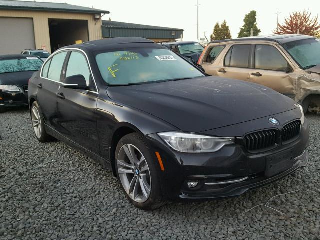 WBA8D9G35HNU62805 - 2017 BMW 330 BLACK photo 1