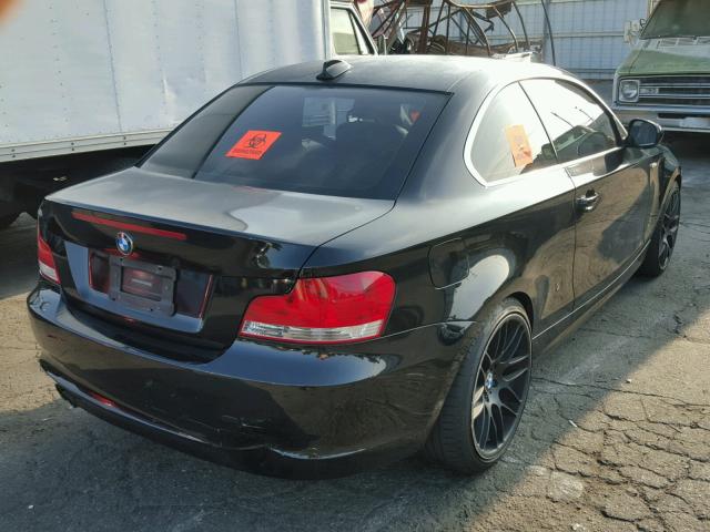 WBAUP9C52BVL90417 - 2011 BMW 128 I BLACK photo 4