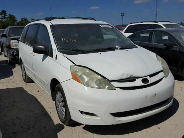 5TDZA23CX6S472301 - 2006 TOYOTA SIENNA CE WHITE photo 1