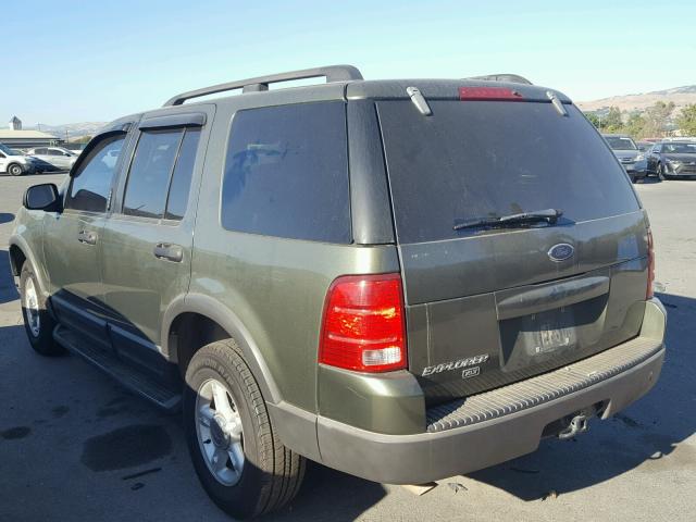 1FMZU63K93ZA44165 - 2003 FORD EXPLORER X GREEN photo 3