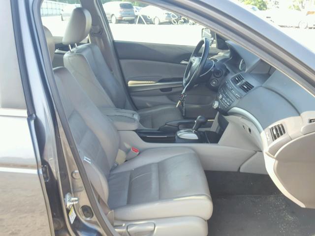 1HGCP26899A029765 - 2009 HONDA ACCORD EXL GRAY photo 5