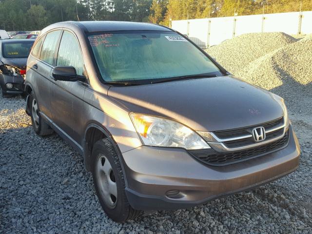 5J6RE3H38AL036635 - 2010 HONDA CR-V LX BROWN photo 1