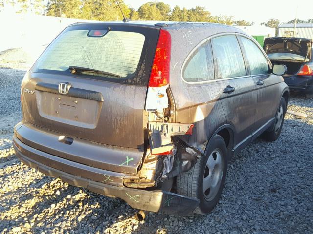 5J6RE3H38AL036635 - 2010 HONDA CR-V LX BROWN photo 9