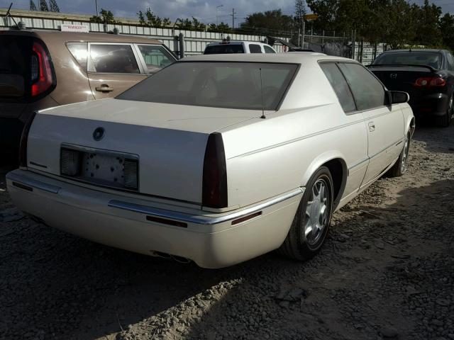 1G6EL12Y1XU602711 - 1999 CADILLAC ELDORADO WHITE photo 4