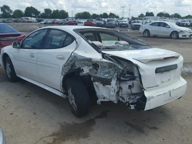 2G2WP522351333066 - 2005 PONTIAC GRAND PRIX WHITE photo 3