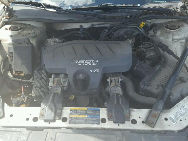 2G2WP522351333066 - 2005 PONTIAC GRAND PRIX WHITE photo 7