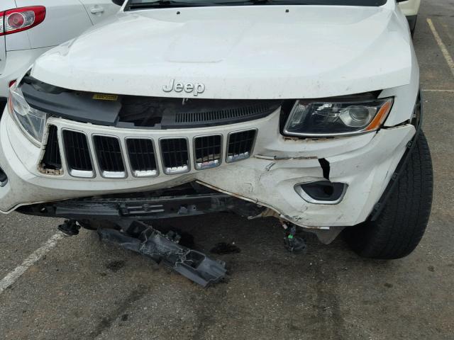 1C4RJEBG3EC260541 - 2014 JEEP GRAND CHER WHITE photo 9